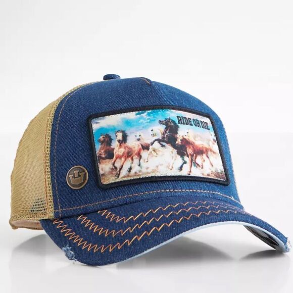 Goorin Bros Other - Goorin Bros Ride Or Die Trucker Hat Indigo Nwt